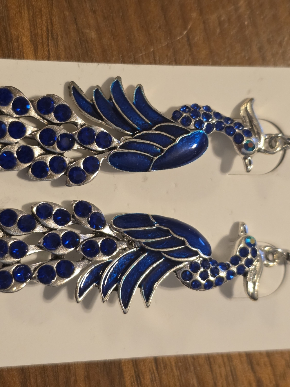 Blue Peacock Drop Earrings - Women Jewelry
